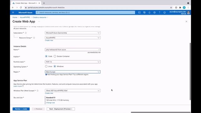 Hello World from Azure with PHP смотреть онлайн