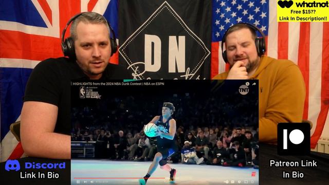 From Across The Pond: Brits Witness NBA Dunk Contest Magic! 🇬🇧🏀 смотреть онлайн