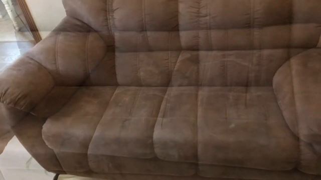 Химчистка дивана из искусственной замши, микровелюра, стульев и ковра. смотреть онлайн