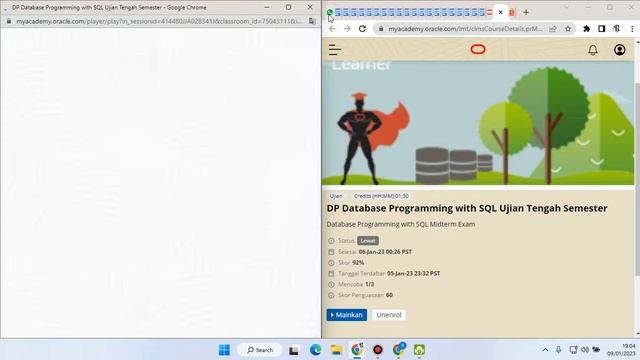 Midterm Exam Quiz Database Programming with SQL Oracle @KuliahITN смотреть онлайн