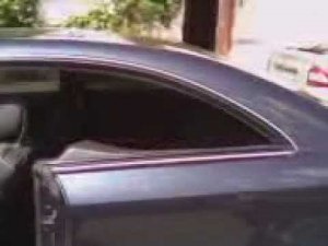процесс закрытия задних стёкол Mercedes w209