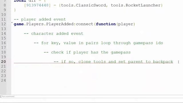 How to Make Gamepasses Give Tools | Roblox Scripting Tutorial (updated 12/24/18) смотреть онлайн