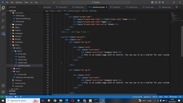 Sistem Informasi Hotel #04 Codeigniter4 #Template Admin смотреть онлайн