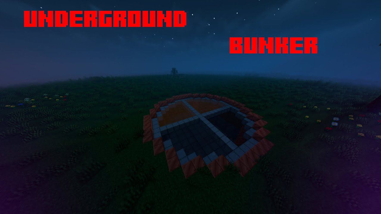 UNDERGROUND bunker MInecraft смотреть онлайн
