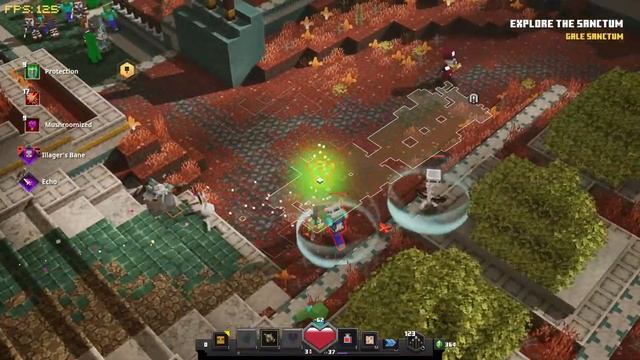 Gale Sanctum - Minecraft Dungeons Gameplay and Walkthrough (Howling Peaks DLC) смотреть онлайн