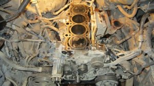 Замена поршневых колец без снятия двигателя 3S-FE на авто NOACH.