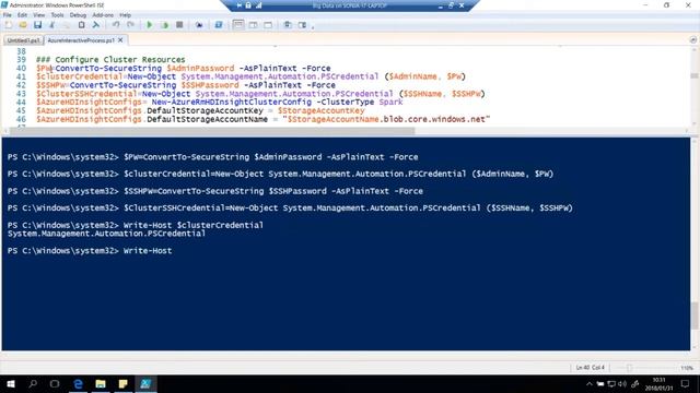 Big Data - Lab1 - E3T6: HDInsight Spark Cluster смотреть онлайн