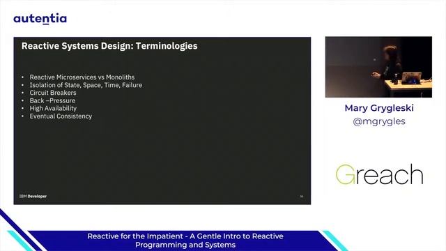 Reactive for the Impatient A Gentle Intro to Reactive Programming and Systems - Mary Grygleski смотреть онлайн