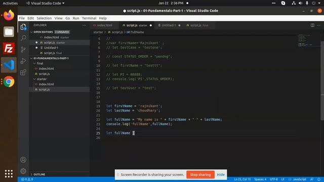 The Difference Between Strings and Template Literals in Javascript | Strings and Template Literals смотреть онлайн