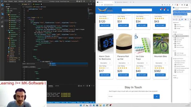 REACT E-COMMERCE APP - 6 Footer смотреть онлайн