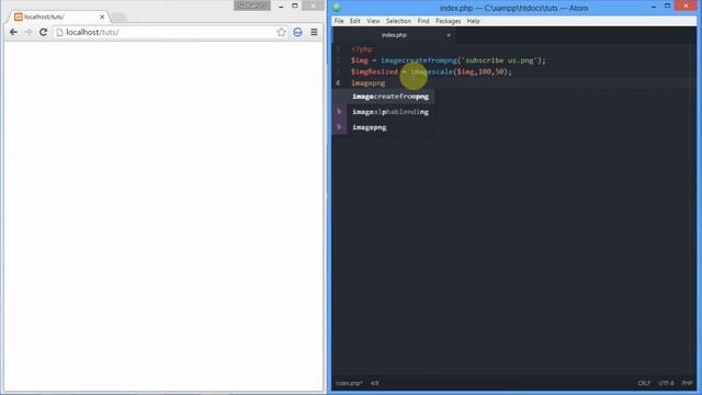 Resizing PNG Images In PHP - TheMindSpeaks смотреть онлайн
