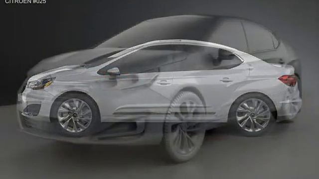 3D Model Citroen C4 L 2013 3D Model at 3DExport.com смотреть онлайн
