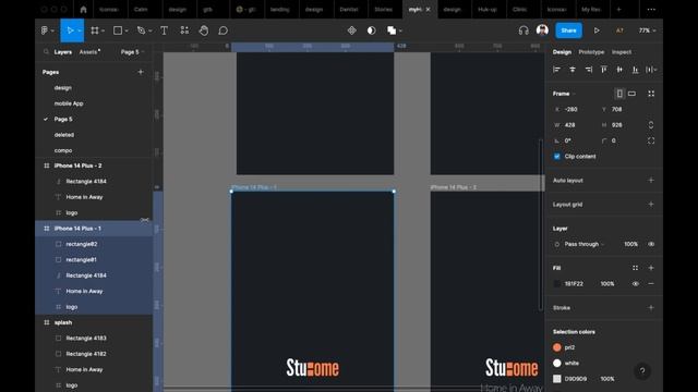 Mobile App Splash Screen Prototype in Figma смотреть онлайн