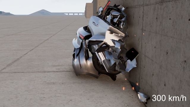 Porsche Cayenne vs Wall Crash Test BeamNG смотреть онлайн