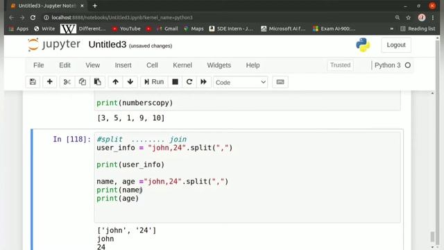 Split and Join Method in Python : Tutorial 26 смотреть онлайн
