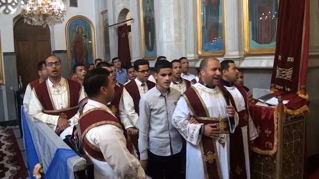 لحن شاريه افنوتي - خورس معهد القديس ديديموس للمرتلين بالدير المحرق 2019م смотреть онлайн
