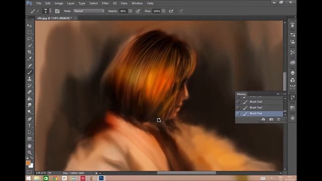 Speed painting of my wife смотреть онлайн