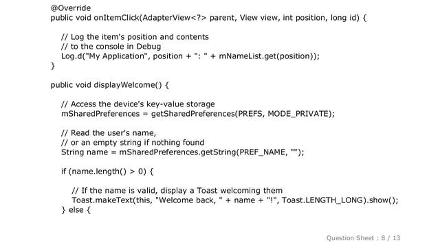 Android : method does not override or implement a method from a supertype - for Override смотреть онлайн