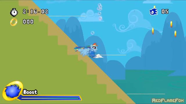 MY LITTLE PONY and SONIC THE HEDGEHOG -"Sonic And The Elements Of Harmony" Crossover Fan Game смотреть онлайн