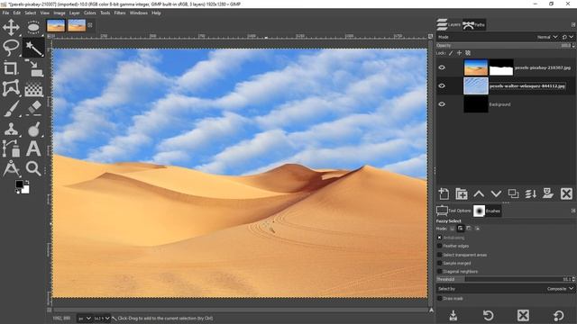How To Replace the Background With GIMP & Add a New Sky смотреть онлайн