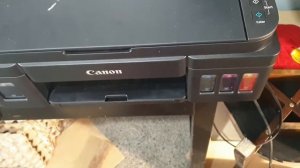 CANON G3010 MANUAL NOZZLE CHECK/HEAD CLEANING & INK FLUSHING