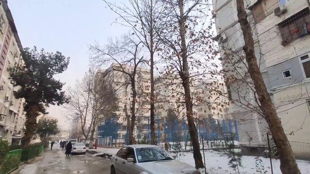 Dushanbe-Душанбе сегодня 12мкр Walk Around To Tajikistan #точикистон