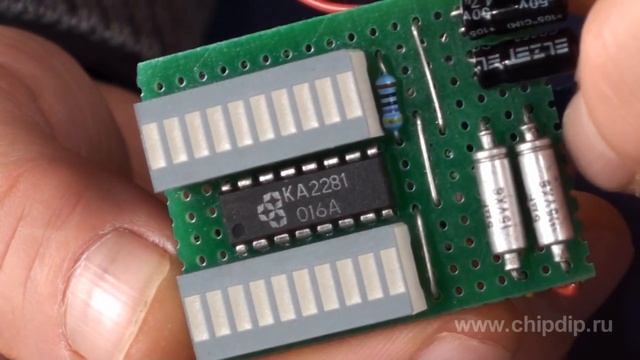 Индикатор выходного сигнала на микросхеме KA2281 смотреть онлайн