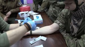 Постановка ВВ катетера в тактических условиях