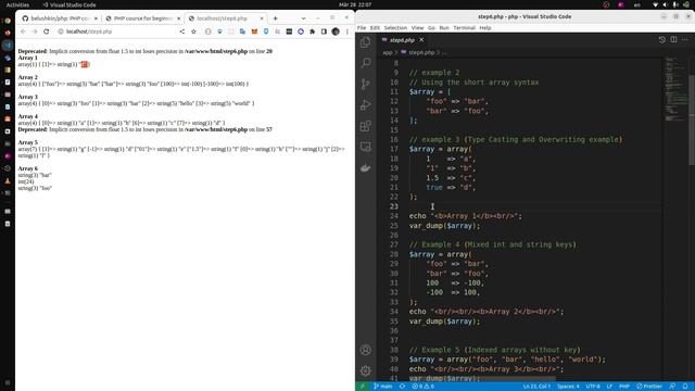 ? Повний PHP курс для початківців в 2023 році. Масиви. Швидкий старт в фріланс смотреть онлайн