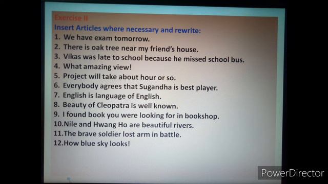 Class 6: English Language// Articles: Insert & Rewrite (Part 3) смотреть онлайн