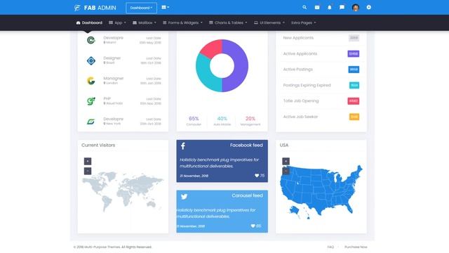 Responsive Bootstrap Admin Web App with Bootstrap UI Kit – Fab смотреть онлайн