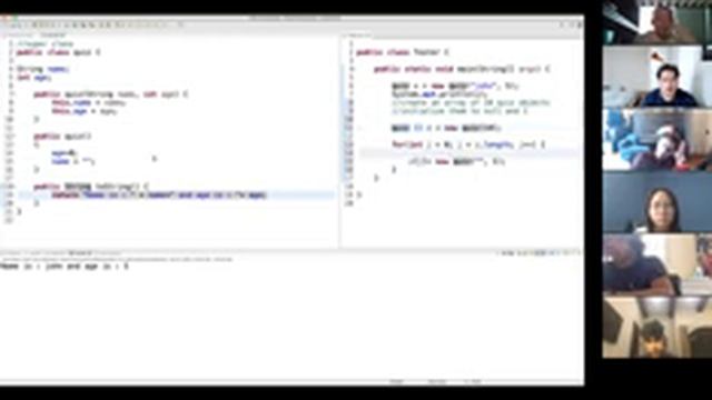 Class C; toString, Arrays of Objects and overloading смотреть онлайн