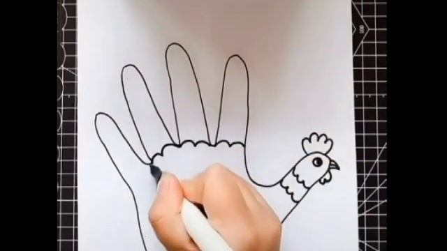 Мастер-класс. Как нарисовать курочку, легко и просто смотреть онлайн