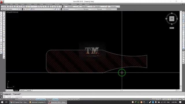 AutoCad Tutorial For Beginners in Hindi Urdu Hatch Tool Part 3 смотреть онлайн