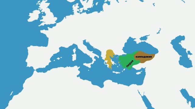 История АНАТОЛИИ (МАЛОЙ АЗИИ) на карте смотреть онлайн