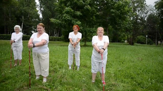 Скандинавская ходьба, пионеры и пенсионеры! смотреть онлайн