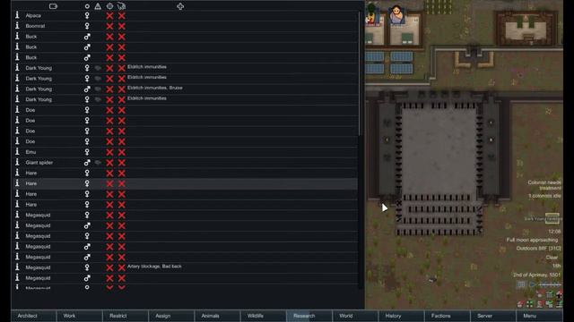 RimWorld Alpha17 (Cthulhu)-RoseReds Ep7-Dark Young смотреть онлайн