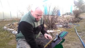 Машинка для метания тарелочек - мишеней своими руками