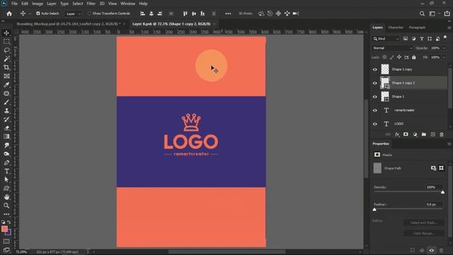 Office branding - How to Design stationery in Photoshop cc смотреть онлайн