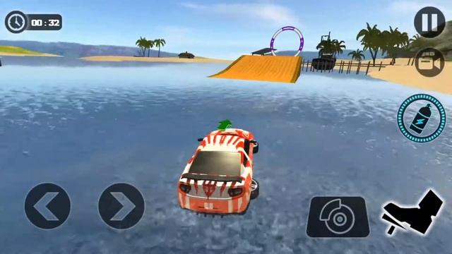 Floating Water Surfer Car Driving - Beach Racing | Android Gameplay HD смотреть онлайн