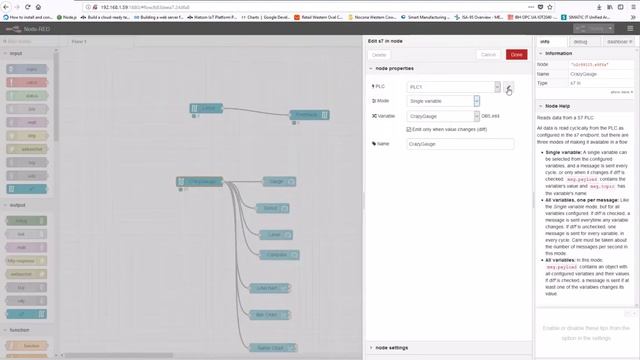 Node Red mit Simatic S7-1500 смотреть онлайн