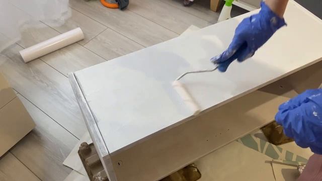 Перекраска полки СССР с Авито за 300 руб? Все этапы. Перекрасили мебель