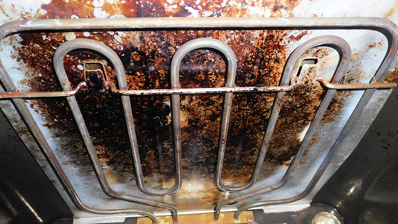 Как отмыть старую грязную духовку от жира и нагара смотреть онлайн