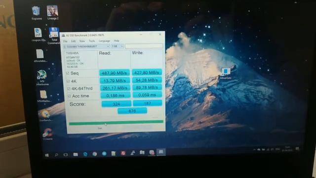 Тест кармана для hdd/ssd Caddy - скорости диска в кармане и без смотреть онлайн