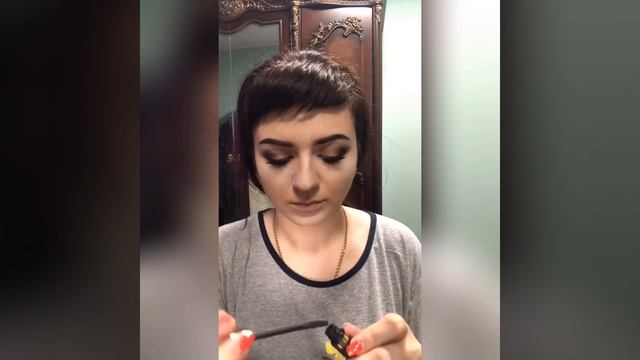 Яркий вечерний макияж в золотисто-коричневых оттенках❤️ смотреть онлайн