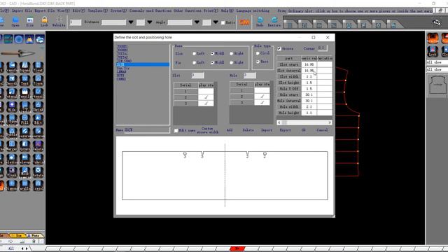 HOW TO SETUP SLOT & FIXED HOLE FOR ZOJE PATTERN SEWING MACHINE WITH HANBOND TEMPLATE CUTTER MACHINE смотреть онлайн