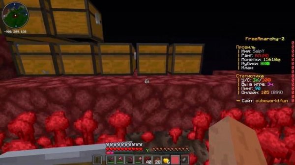 168 ЧАСОВ ВЫЖИВАНИЯ на АНАРХИИ в МАЙНКРАФТ! CubeWorld! Анархия Майнкрафт
