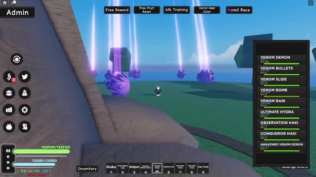 [AOPG] Awakened Venom Fruit Full Damage Showcase And How To Get! A One Piece Game | Roblox