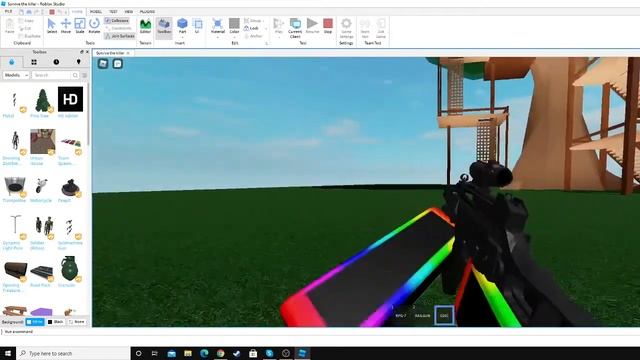 how to make a survive the killer game on roblox! смотреть онлайн