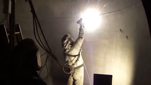 Газопламенное проволочное напыление внутренней поверхности абсорбера 1